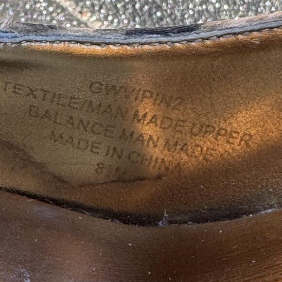 Guess Shoes Womens Size 8.5 Leopard Print Peep Toe Chain High Heel Dress Pumps - Picture 11 of 12